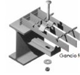 GANCI FERMAGRIGLIATO ZINCATI COMPLETI - PASSO 25 GANCI FERMAGRIGLIATO ZINCATI COMPLETI - PASSO 25