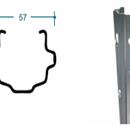 PALO INTERMEDIO 57x42 mm. TOP PRE-ZINC. Z275 - H. 250 cm.