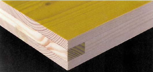 Pannelli in legno gialli per edilizia per cassaforma da calcestruzzo